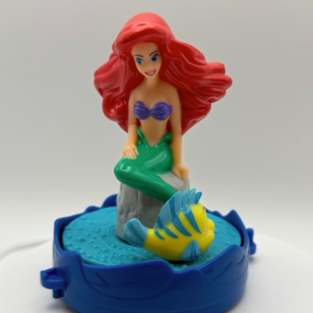 Vintage 1994 McDonald’s Disney The Little Mermaid Ariel & Flounder Toy Figurine